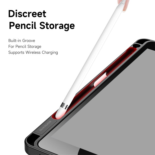 Bao da DUX DUCIS cho iPad 10.2 inch  - Mặt lưng trong, Có Khay Đựng Bút