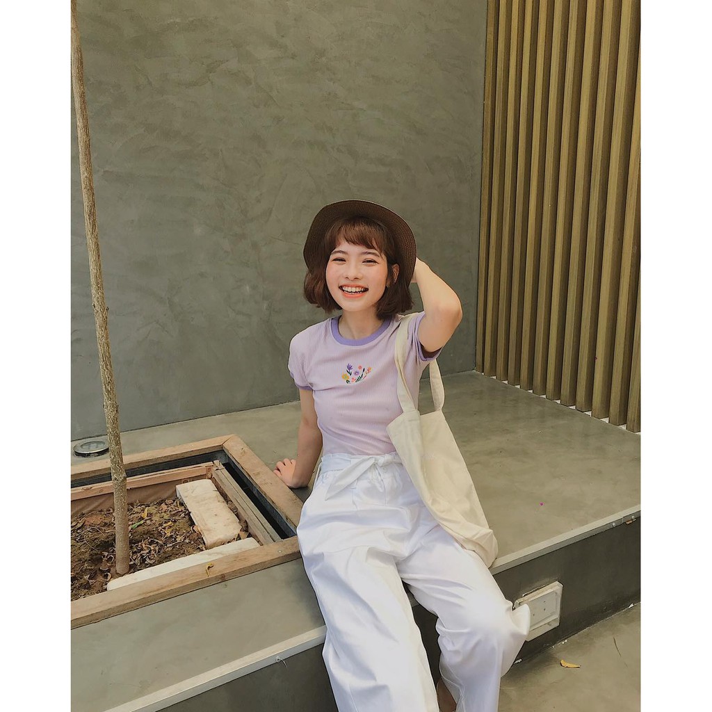 Quần suông ống rộng lưng thun kèm thắt lưng - Comfy Pants SODA POP