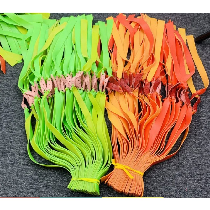 Bộ 10 Dây Thun - Dây Ná Cao Su 2 Lớp dày 0.65mm 0.75mm 1mm 1,2mm 1,5mm siêu dai cao cấp