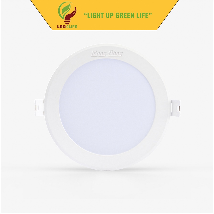 Đèn LED âm trần downlight Rạng Đông Model AT06 khoét trần 90mm các loại công suất