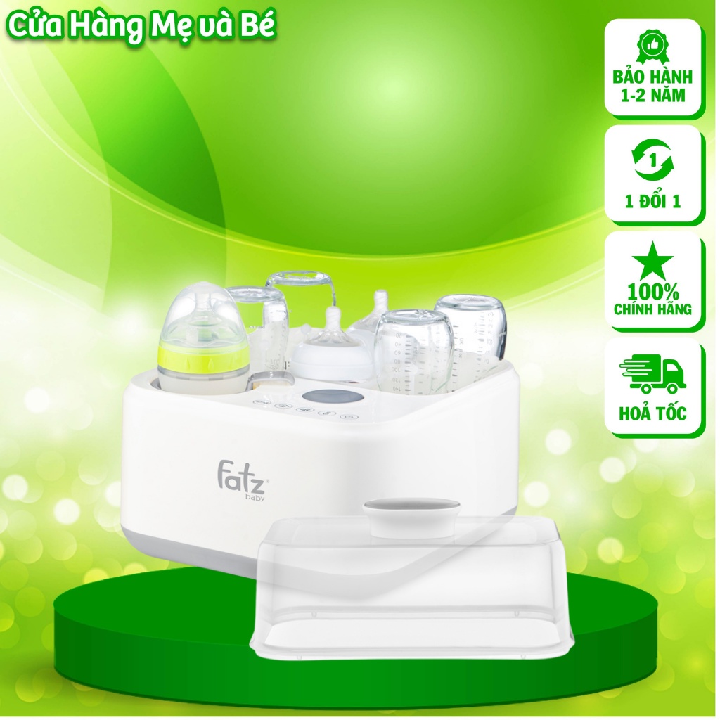 Máy tiệt trùng sấy khô thông minh tích hợp hâm sữa điện tử Fatzbaby CAPTAIN 1 FB4320SJ