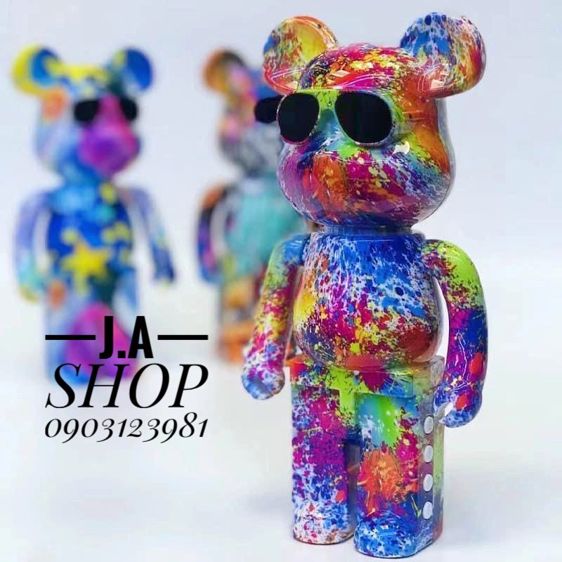 Loa Bluetooth Gấu Bearbrick Mini Để Bàn, Cầm Tay B5+ Âm Thanh Bass Cực Mạnh, Loa Bluetooh Sành Điệu (JA SHOP)