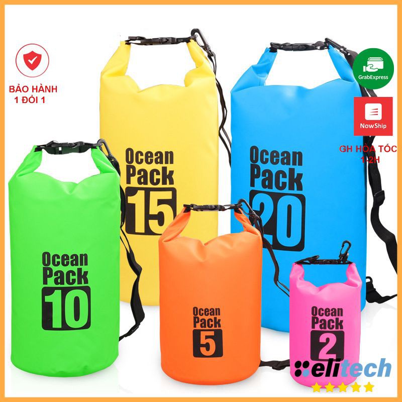 Túi chống nước Ocean Pack chuyên dụng cho hoạt động du lịch biển, thể thao dưới nước, túi đi mưa