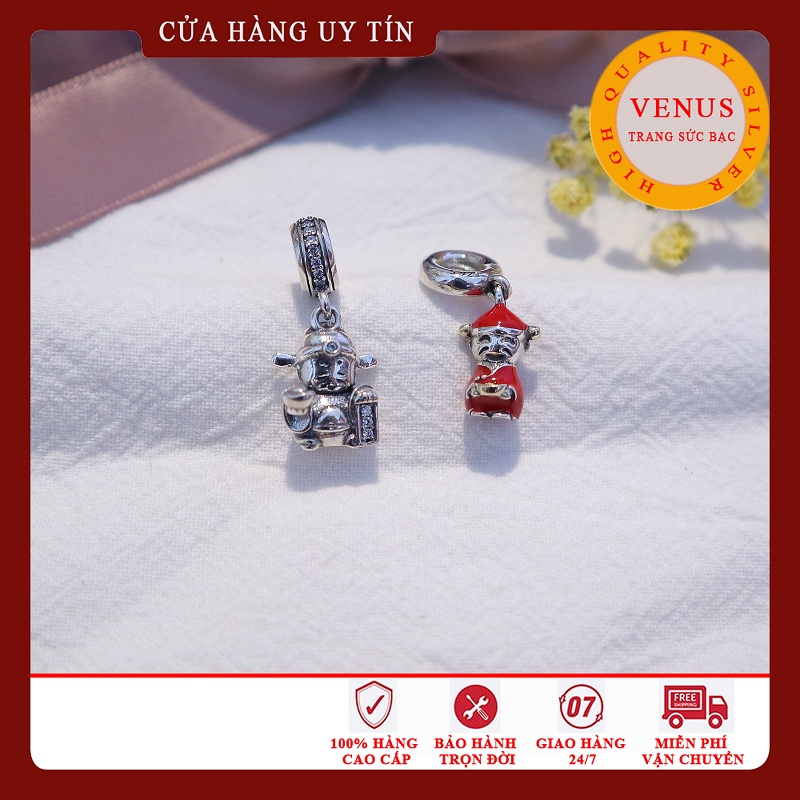 Charm Ông Thần Tài S925 ALE- Trang Sức Bạc Venus
