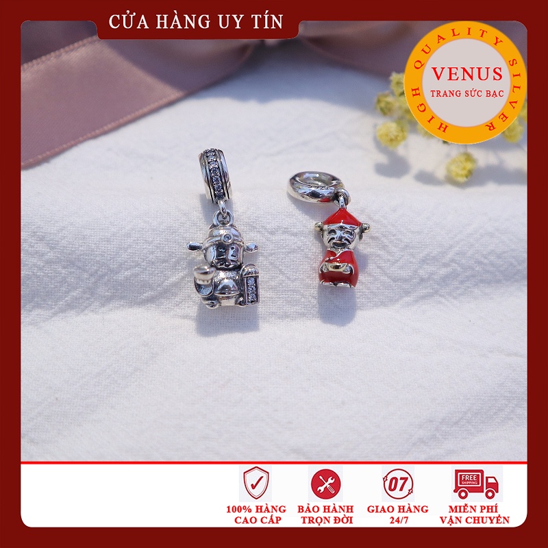 Charm Ông Thần Tài S925 ALE- Trang Sức Bạc Venus