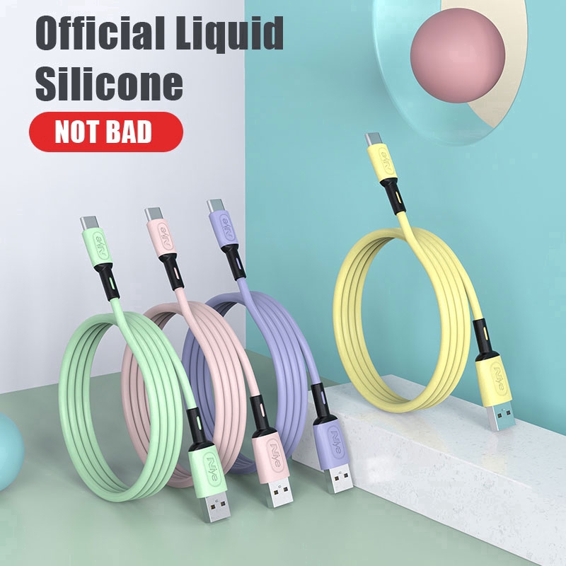 VANSEN Type-C Liquid Silicone Macaron Cable Colorful Data Cable Fast Charging Data Cable