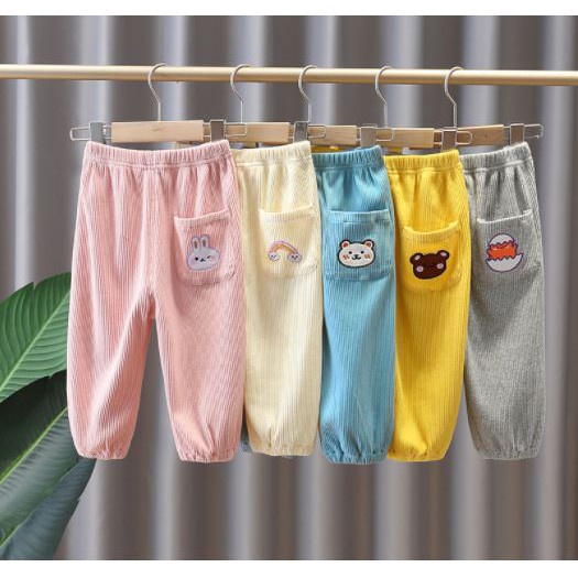 Quần dài trẻ em - Quần tăm bo chun cho bé AM830 TTR86