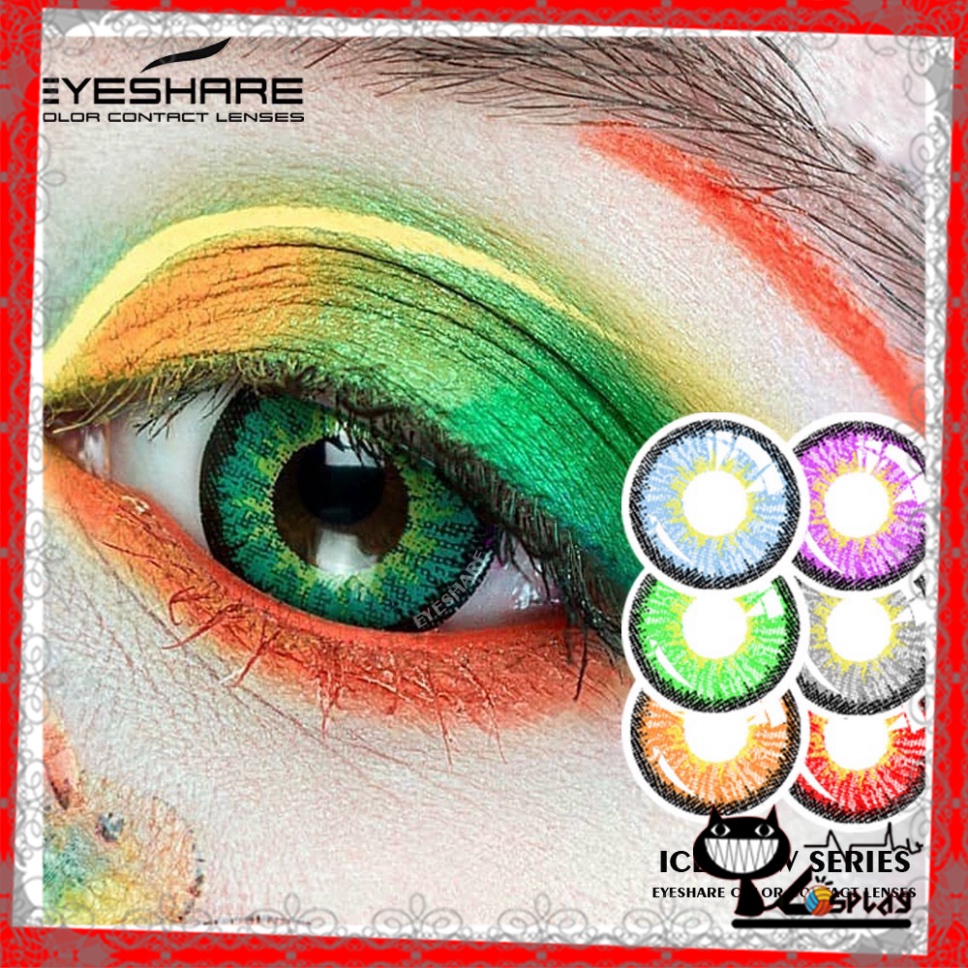OL Lens Cosplay - Kính áp tròng trang điểm mắt mềm mịn 0.00 màu tùy chọn thumbnail