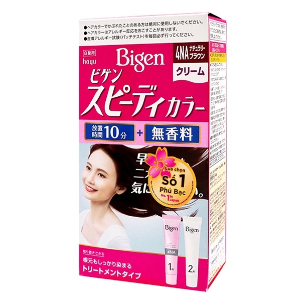 Kem Nhuộm Tóc Bigen nhập khẩu Nhật 100% ( Nâu)4NA
