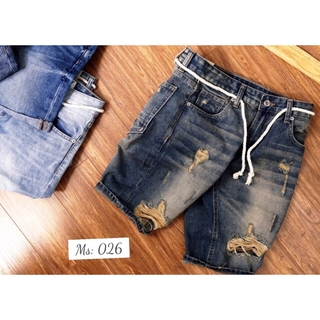 Freeship-99k- quần short jean nam dubai 026 soái ka