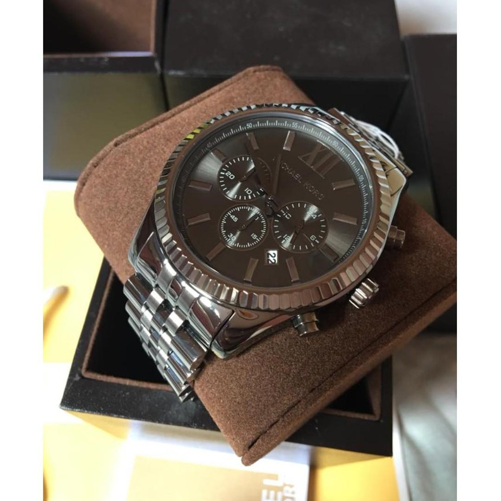 Đồng hồ nam michael kors mk8346 dây thép màu đen