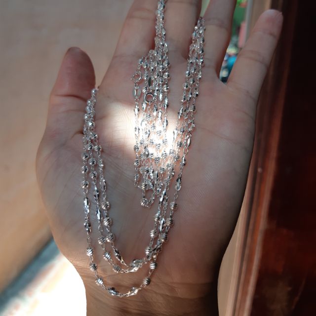 Dây chuyền bạc ý
