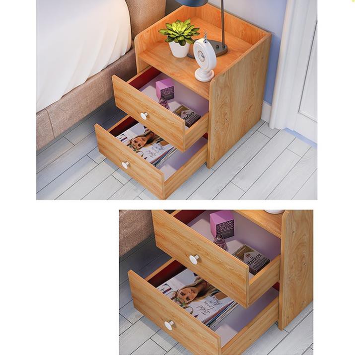 Tủ Đầu Giường, Kệ Đầu Giường 2 Ngăn Kéo Gỗ Tiện Lợi Loại Tốt Mẫu Mới (PD108140) | BigBuy360 - bigbuy360.vn