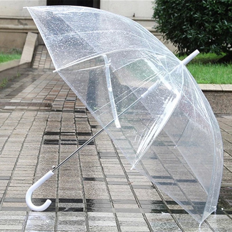 DÙ TRONG SUỐT 50CM, ô che mưa nắng thời trang, tiện dụng dùng cho văn phòng, đem đi học làm, chụp hình ảnh mẫu quay phim