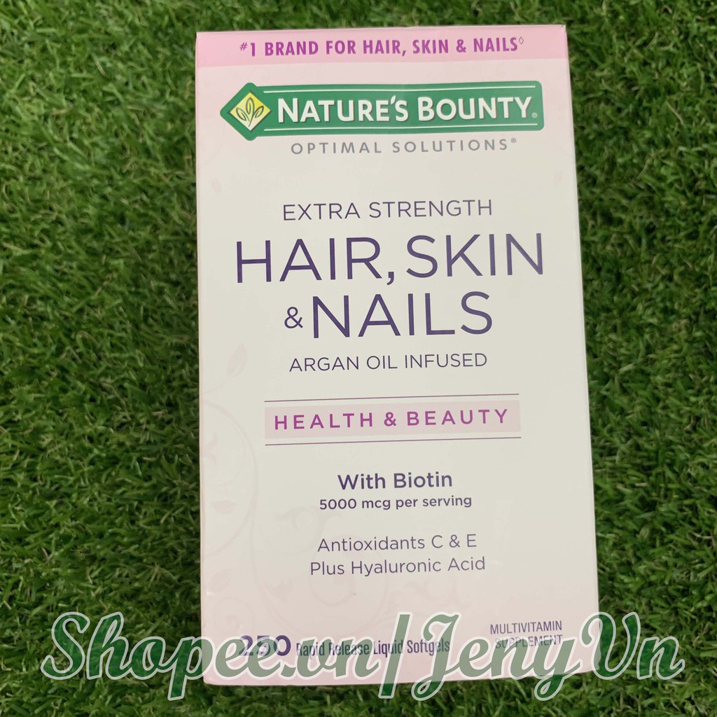 Viên Uống Làm Đẹp Da Móng Tóc Hair Skin & Nail Nature’s Bounty | Thế Giới Skin Care