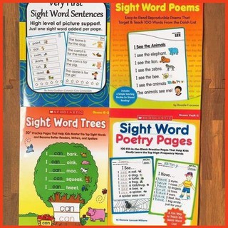 [ GIÁ SỐC] Sightword sight word 4c kèm file nghe dành cho bé 3-7t giúp bé đọc, tăng vốn từ vựng Tiếng Anh hiệu quả
