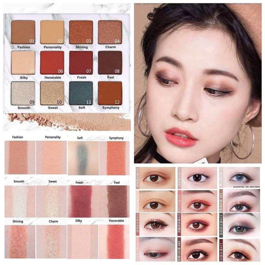 Phấn mắt NOVO Vivid Color Eye Shadow Palette