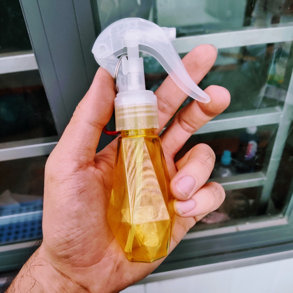 Chai Xịt Cồn Khử Khuẩn 60ml Kim Cương - Có Móc Khoá - Bình Xịt Phun Sương - xịt cồn - Chai xịt khuẩn - treo Chìa Khóa