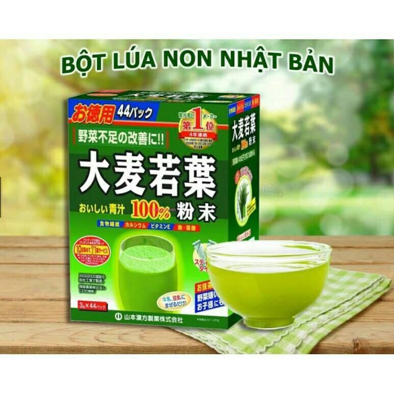 Bột mầm lúa mạch Grass Barley 3gx44 gói Nhật Bản