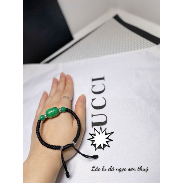 Vòng Tay Tết Dây Mix Charm Lu Thống Ngoc Sơn Thủy