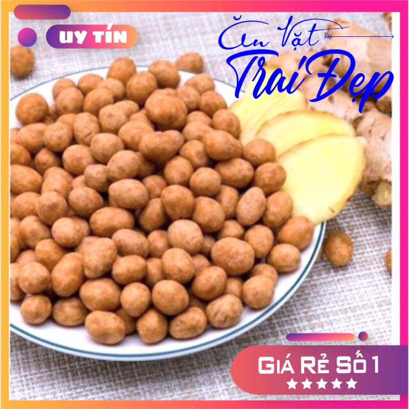 Đậu Phộng Da Cá Tỏi Ớt hủ Pet 500g - Trai Đẹp Snack