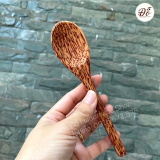 muỗng thìa gỗ dừa thiên nhiên 16cm loại 1 xuất khẩu