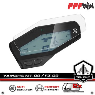 PPF Yamaha MT09 .. UPPF dán bảo vệ mặt đồng hồ xe , xước tự phục hồi vết xước dâm , www.uppf.com