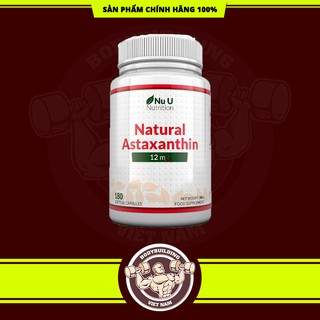 Thực phẩm bổ sung nu u astaxanthin 12mg 180 viên - tăng cường hệ miễn dịch, sức đề kháng