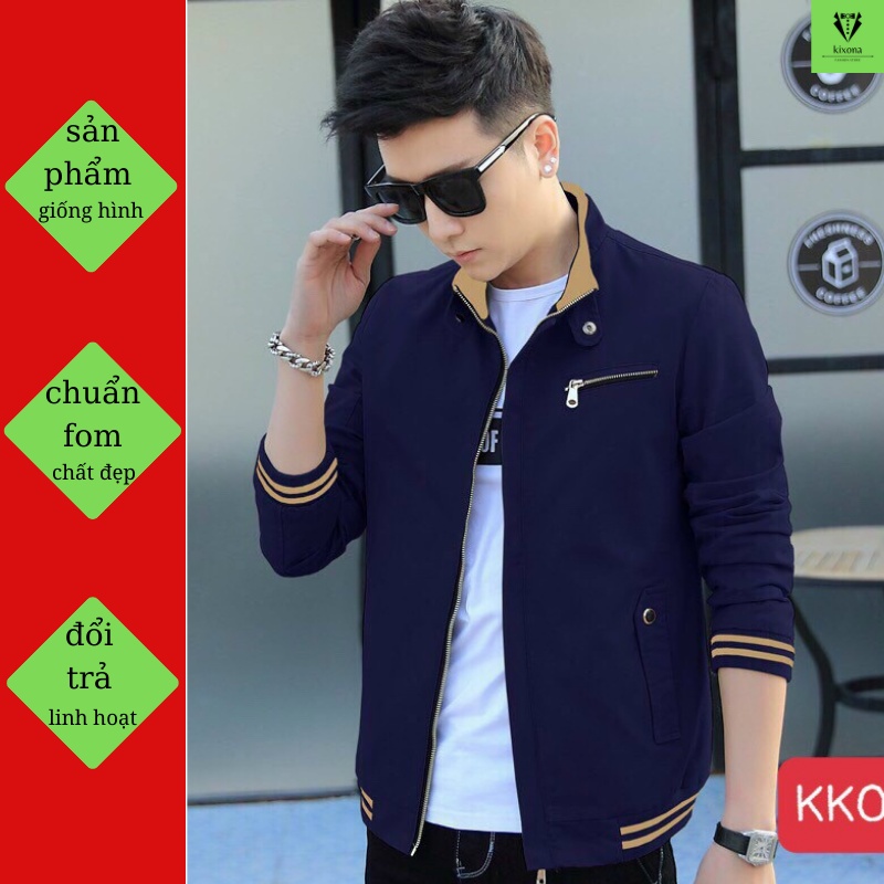 Áo Khoát Kaki Nam Cao Cấp Mẫu mới đẹp Chất Kaki Jean đẹp siêu bền KIXONA 06
