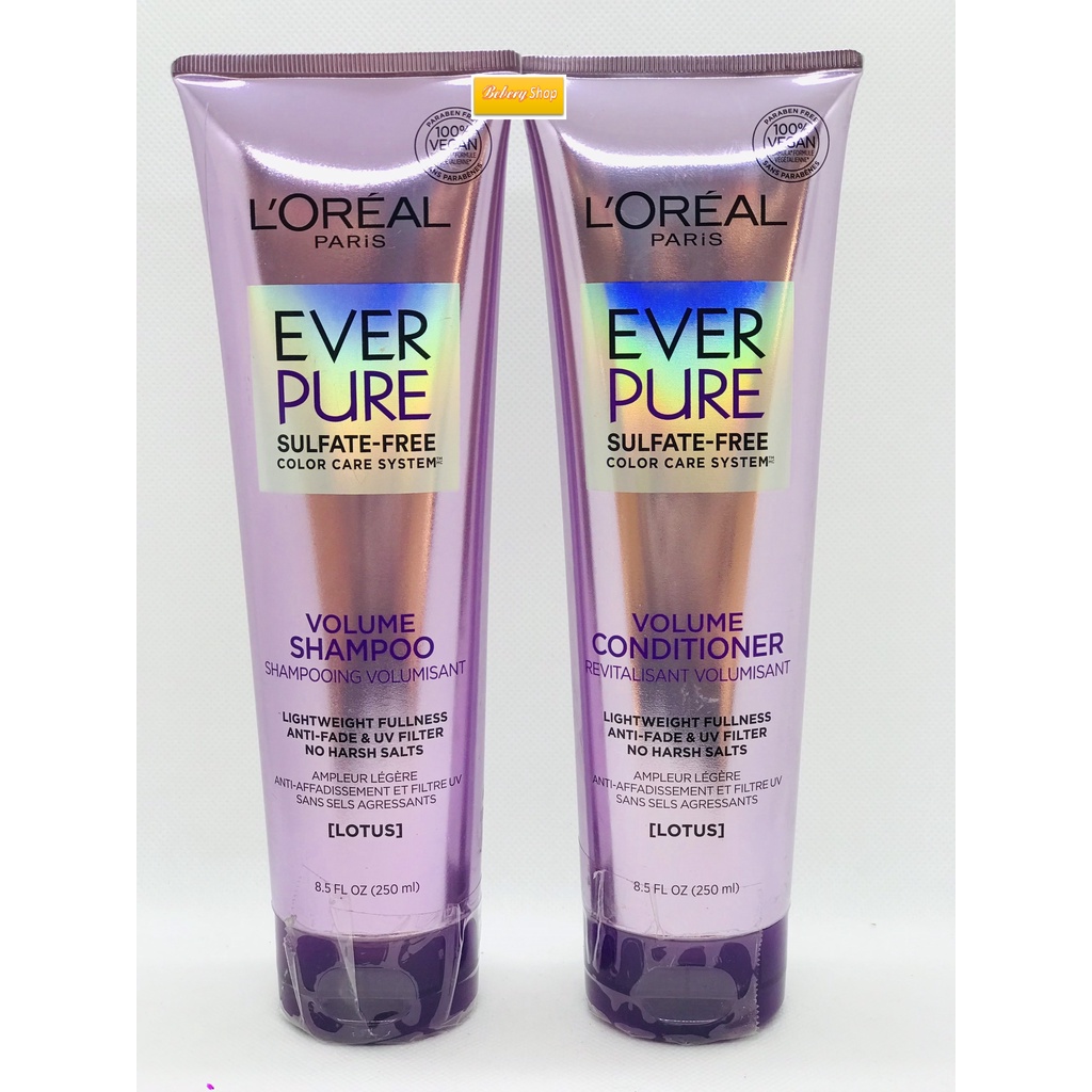 Bộ Gội xả tóc - Loreal Ever Pure - Nhập khẩu Mỹ
