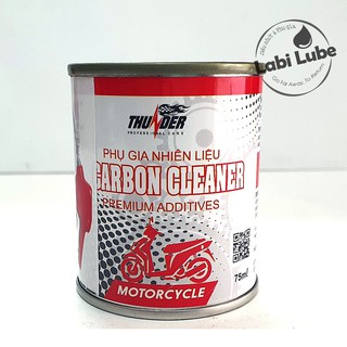 Phụ Gia Thunder Carbon Cleaner - 75ml - Đổ Vào Xăng - Giúp Vệ Sinh Hệ Thống Kim Phun, Buồng Đốt Xe Máy - Sản Xuất Tại VN