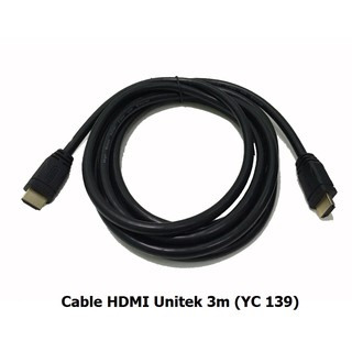 DÂY CÁP HDMI KẾT NỐI MÁY TÍNH LAP1TOP RA MÀN HÌNH 3M UNITEK YC 139U