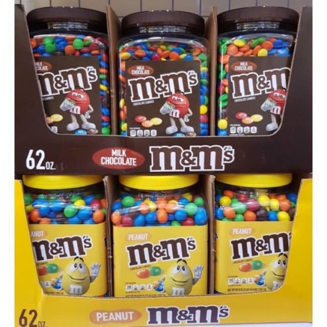 Socola M & M đậu phộng 1,7 kg xuất xứ Mỹ - Socola đậu phộng M&M's Peanut Chocolate