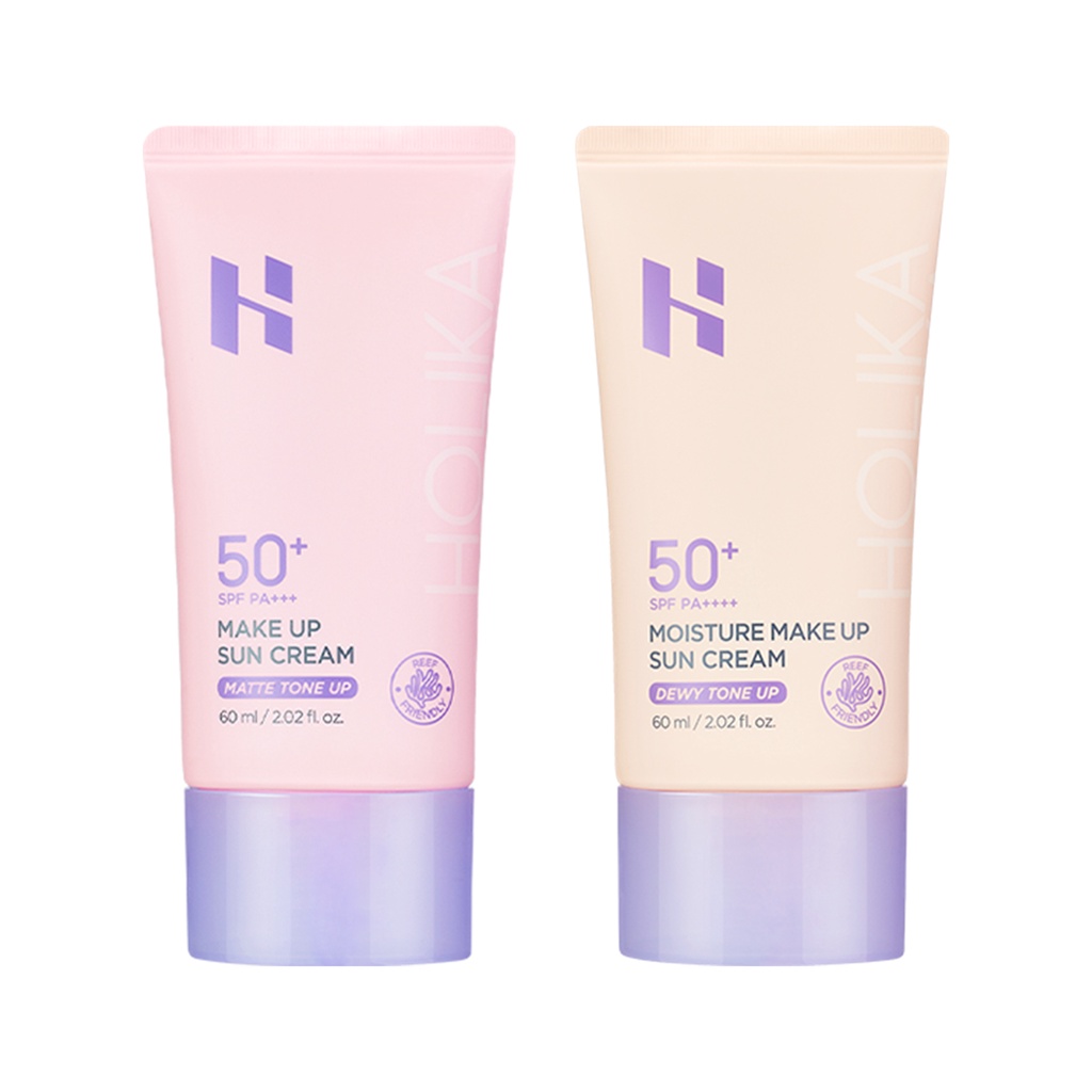 Holika holika moisture makeup sunscreen, makeup sunscreen 60G