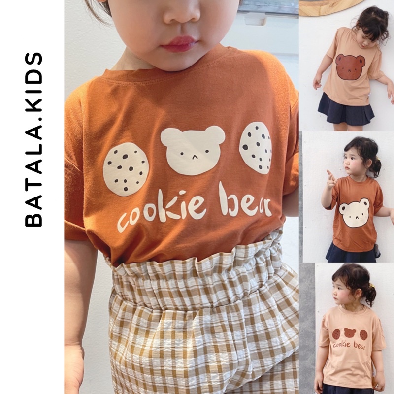 Áo phông trẻ em BATALA KIDS áo thun cho bé trai bé gái 100% cotton kiểu dáng thụng Hàn Quốc từ 1-7 tuổi GTN2M