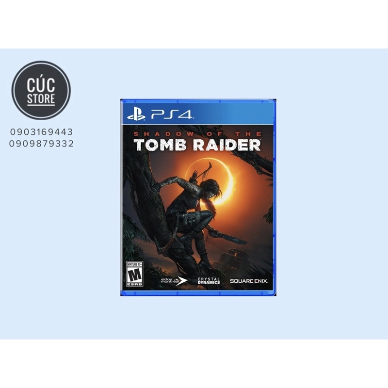 Đĩa chơi game PS4: Shadow Of The Tomb Raider