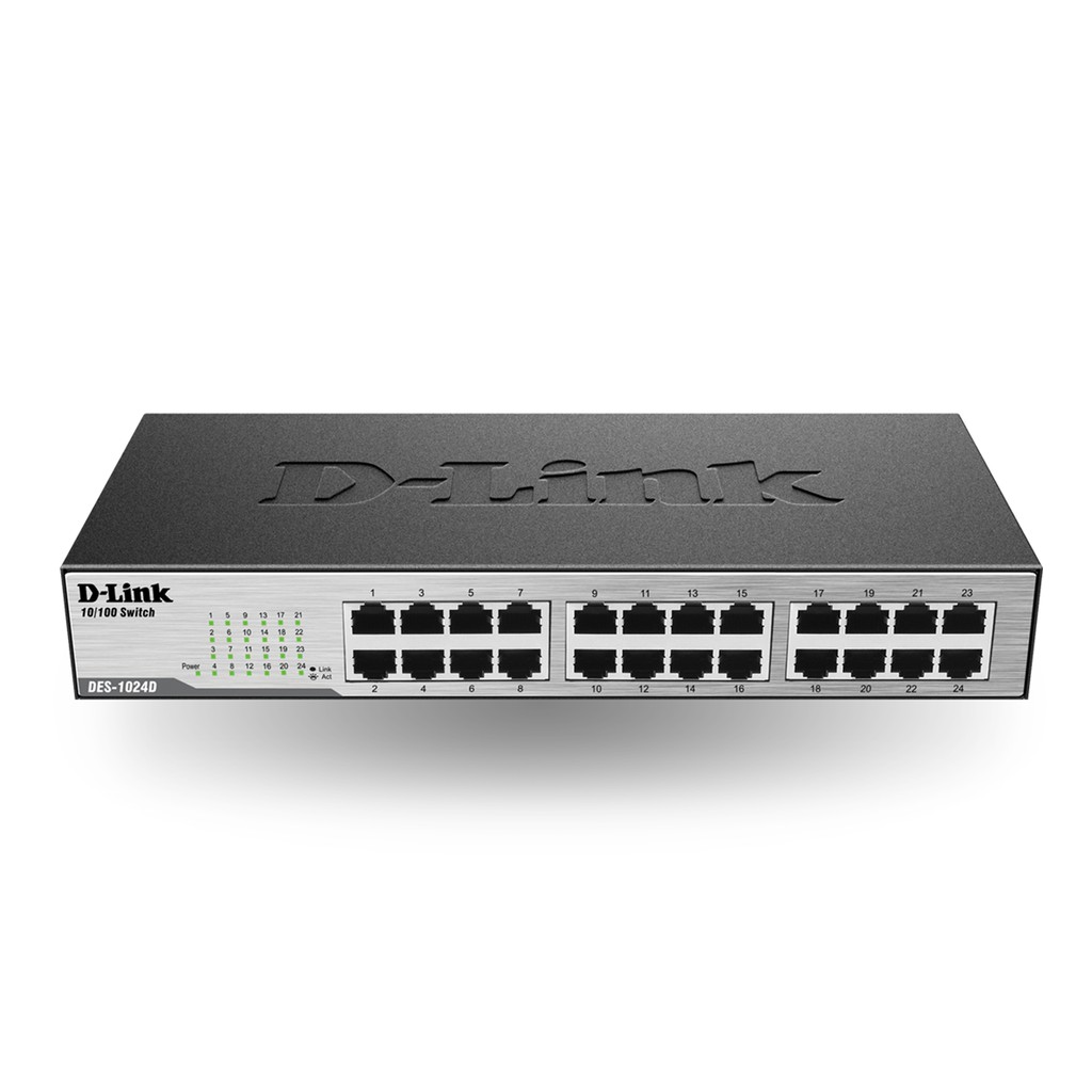 D-Link DES-1024A - Switch 24 Cổng 10/100M - Hàng Chính Hãng