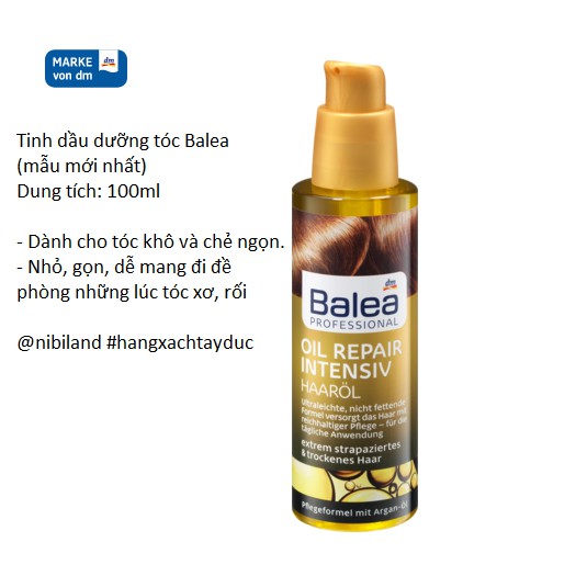 Tinh dầu dưỡng tóc Balea