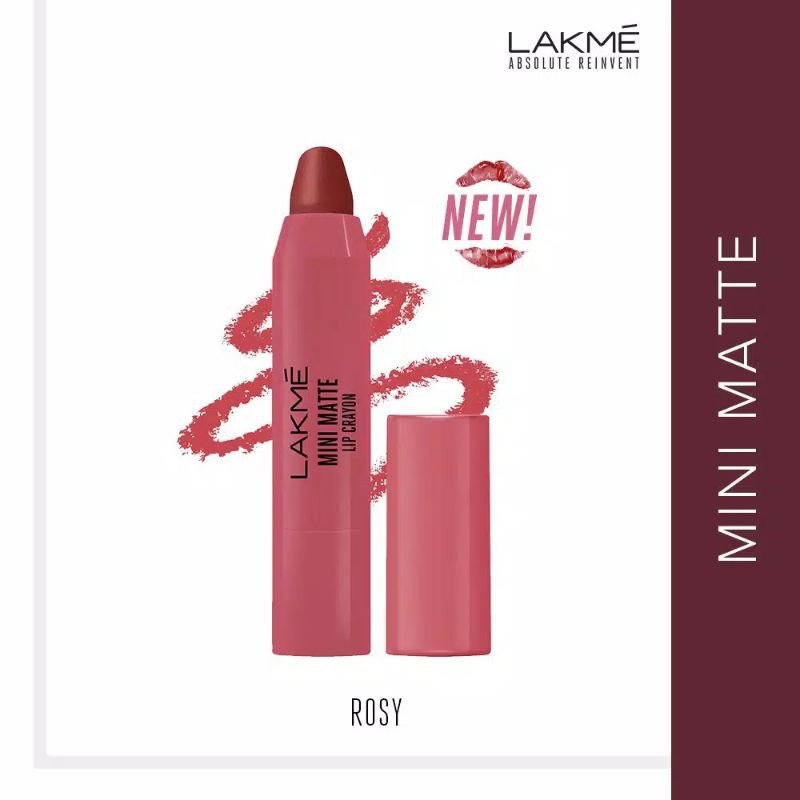 (hàng Mới Về) Son Lì Mini Màu Sắc Thời Trang Thương Hiệu Lakme Mờ / Matte