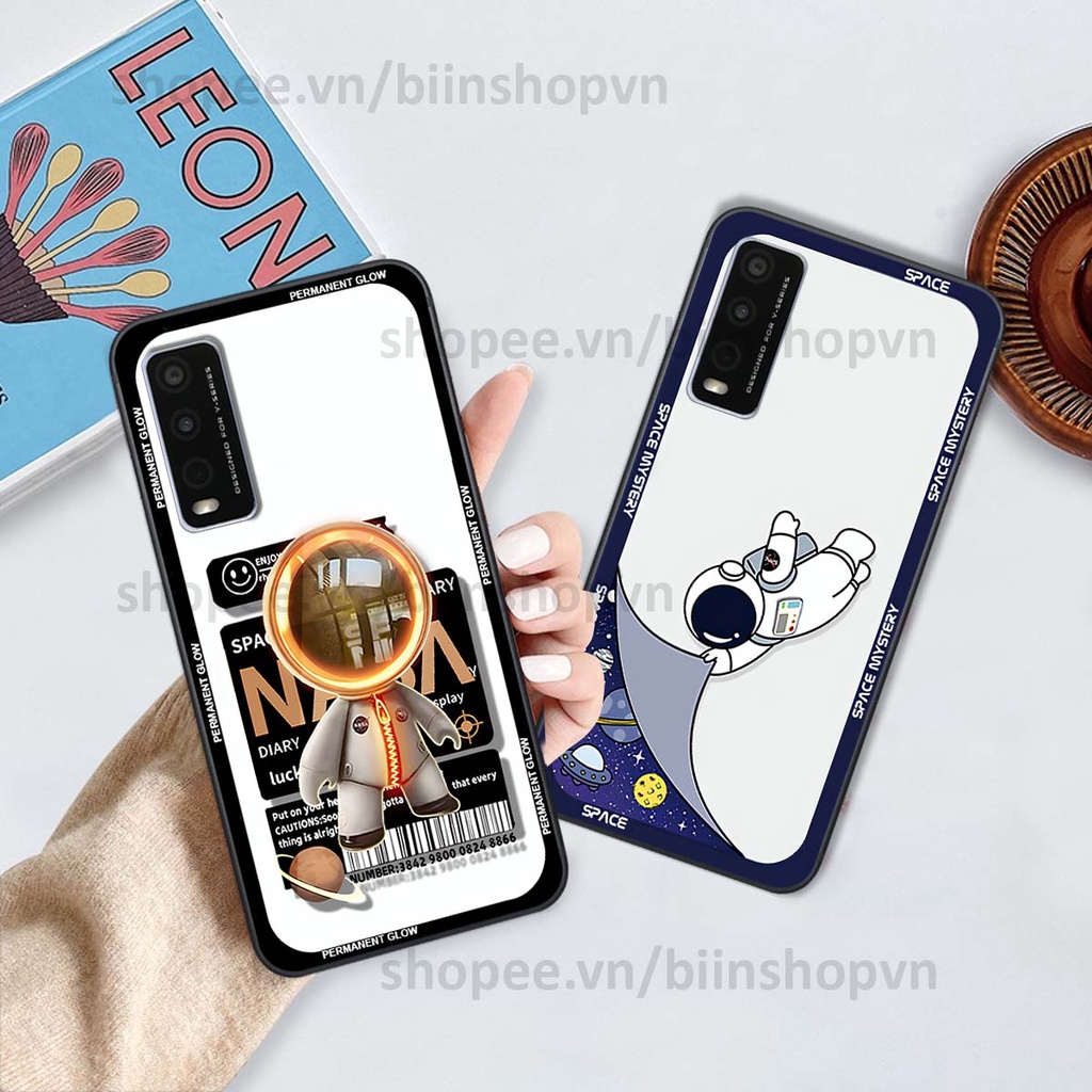 Ốp Vivo Y20 phi hành gia vũ trụ space.x siêu đẹp, thời trang