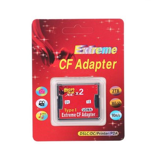 Adapter chuyển 2 khe thẻ microSD thành thẻ CF