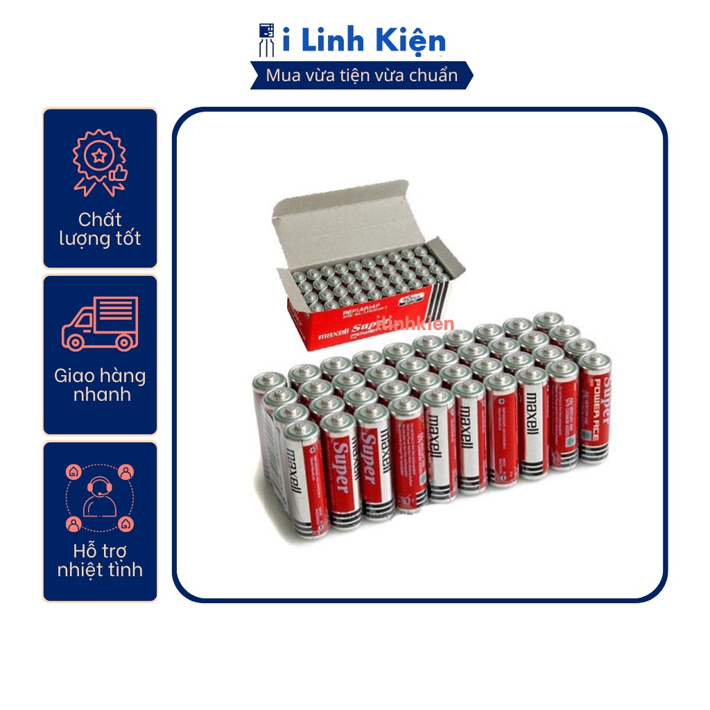 PIN tiểu Maxell AA 1.5V (vỉ 2 viên)