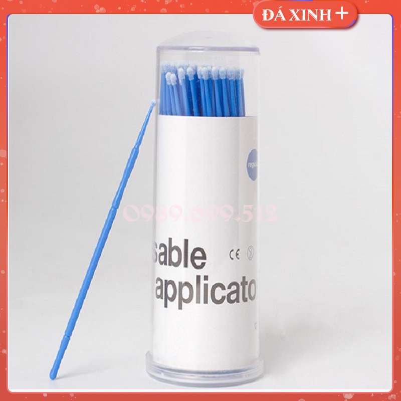 Hộp Bông Tăm Chuyên Dụng Tháo Mi, Nối Mi- Dùng trong tháo mi chuyên nghiệp ( hộp 100 cái )