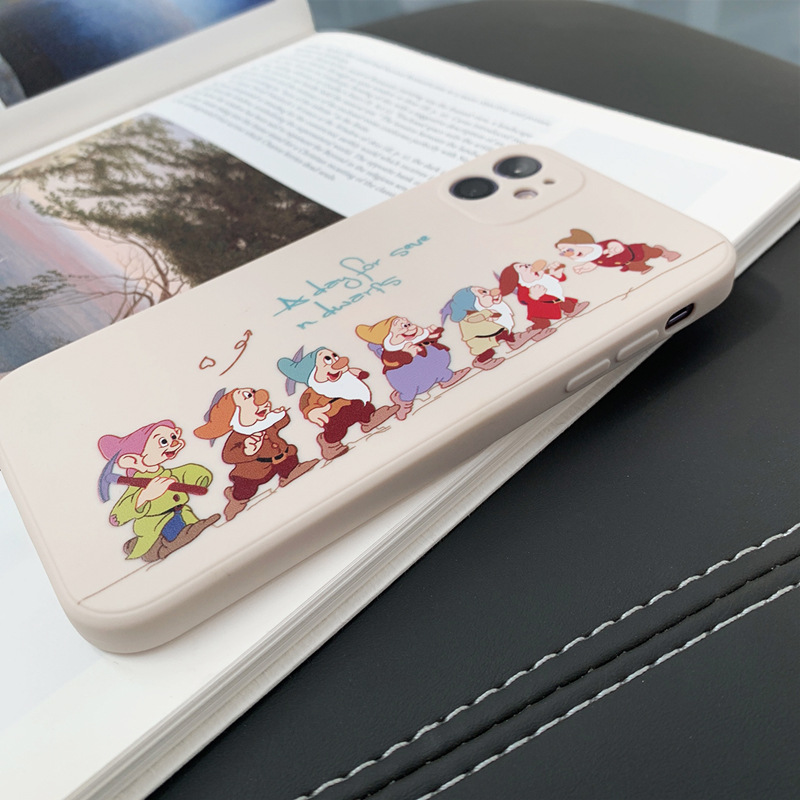 Ốp Điện Thoại In Hoạt Hình Kiểu Retro Dễ Thương Cho Iphone 12 11pro Max 7 / 8plus