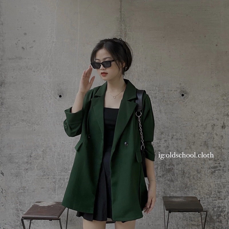 ÁO KHOÁC PLAYZER MÀU RÊU