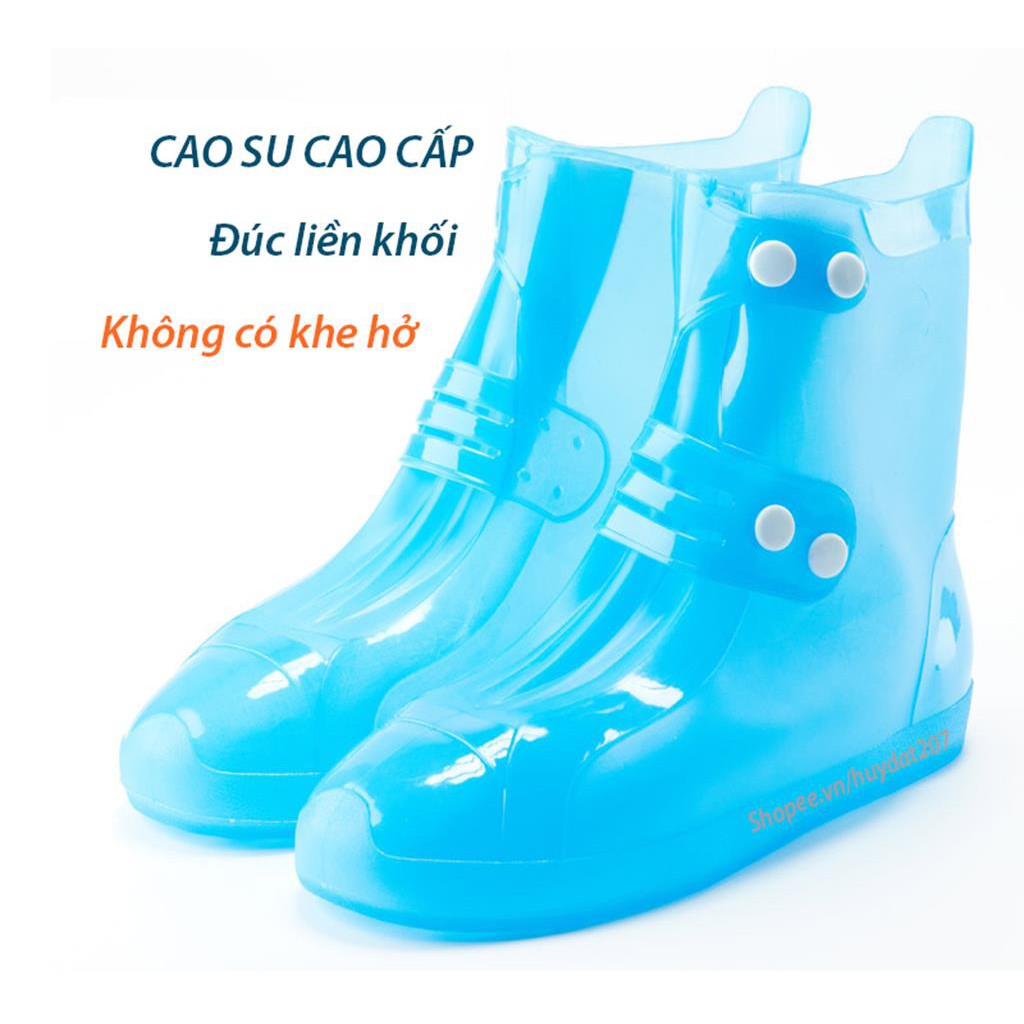 Ủng Đi Mưa, Bọc Giầy Đi Mưa Cao Su / Silicon Cao Cấp, 2 NÚT BẤM | BigBuy360 - bigbuy360.vn