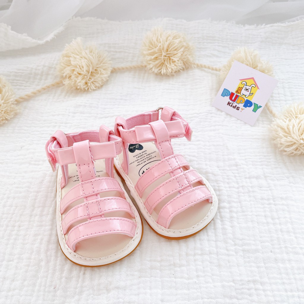 (DE002) Dép tập đi - bé gái (puppy kids)