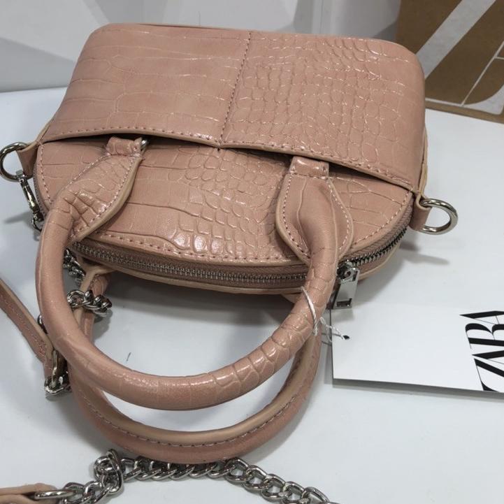 (Z11) Zara Alma Croco Mini Nhập Khẩu.