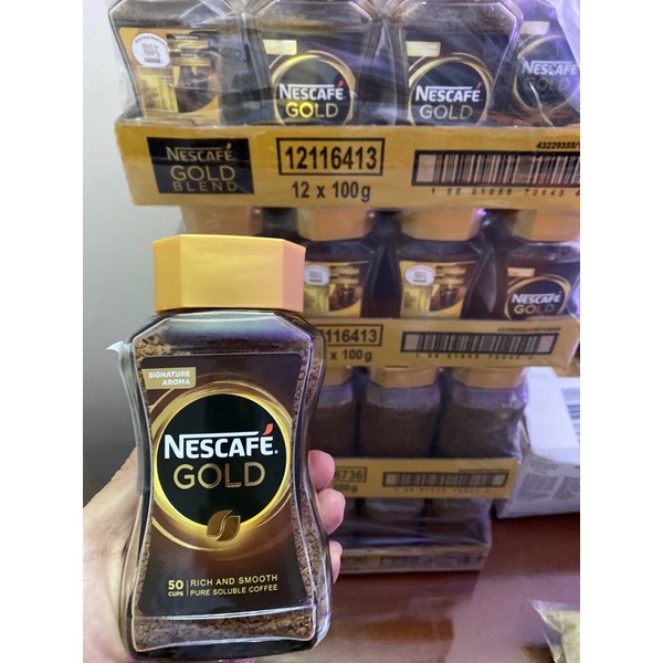 Nescafé Gold® Blend Café hòa tan Arabica nguyên chất - nhập khẩu Hàn Quốc 100g | BigBuy360 - bigbuy360.vn