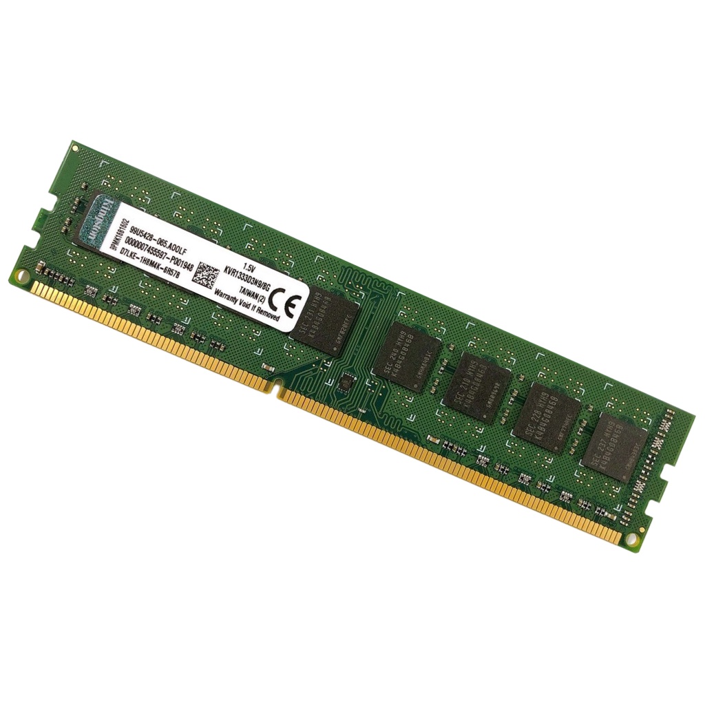 Ram Kingston 8GB DDR3 1333MHz PC3-10600 1.5V PC Desktop